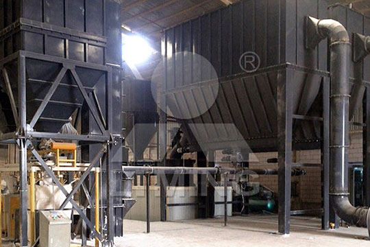20 Microns 8TPH Calcium Carbonate Grinding Plant in KSA