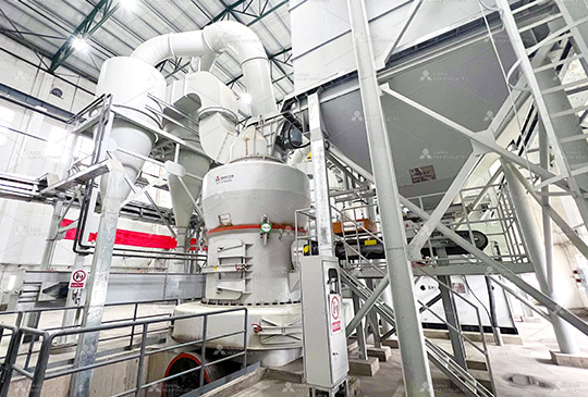 30 TPH limestone grinding production line in India