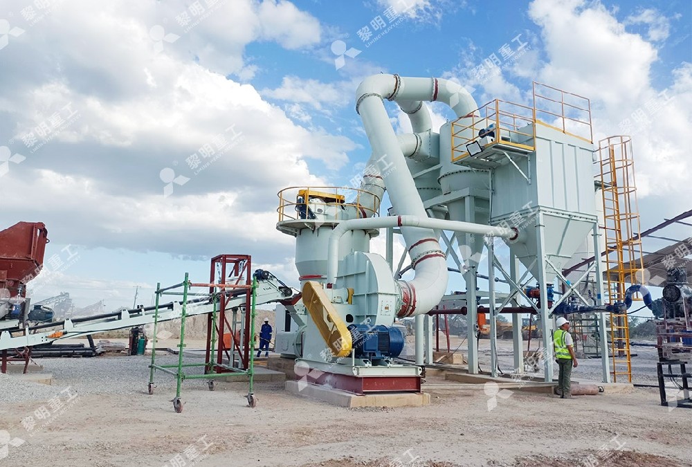 15 TPH limestone powder production line in South Africa
