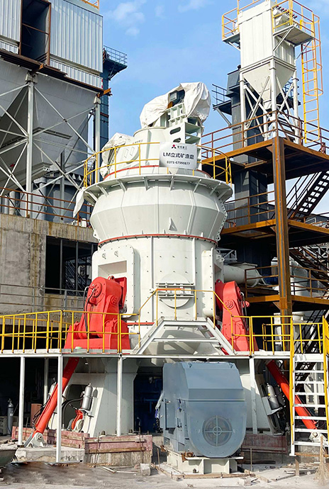 LM vertical roller mill at gypsum powder production line