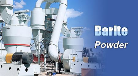Overall solution for barite powder production