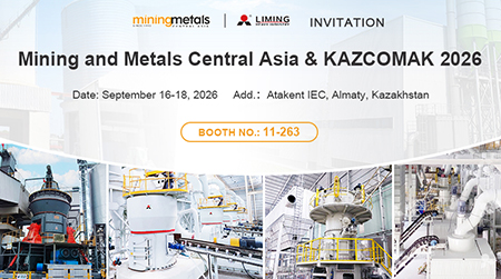 Liming Heavy Industry sincerely invites you to attend Mining and Metals Central Asia & KAZCOMAK 2026