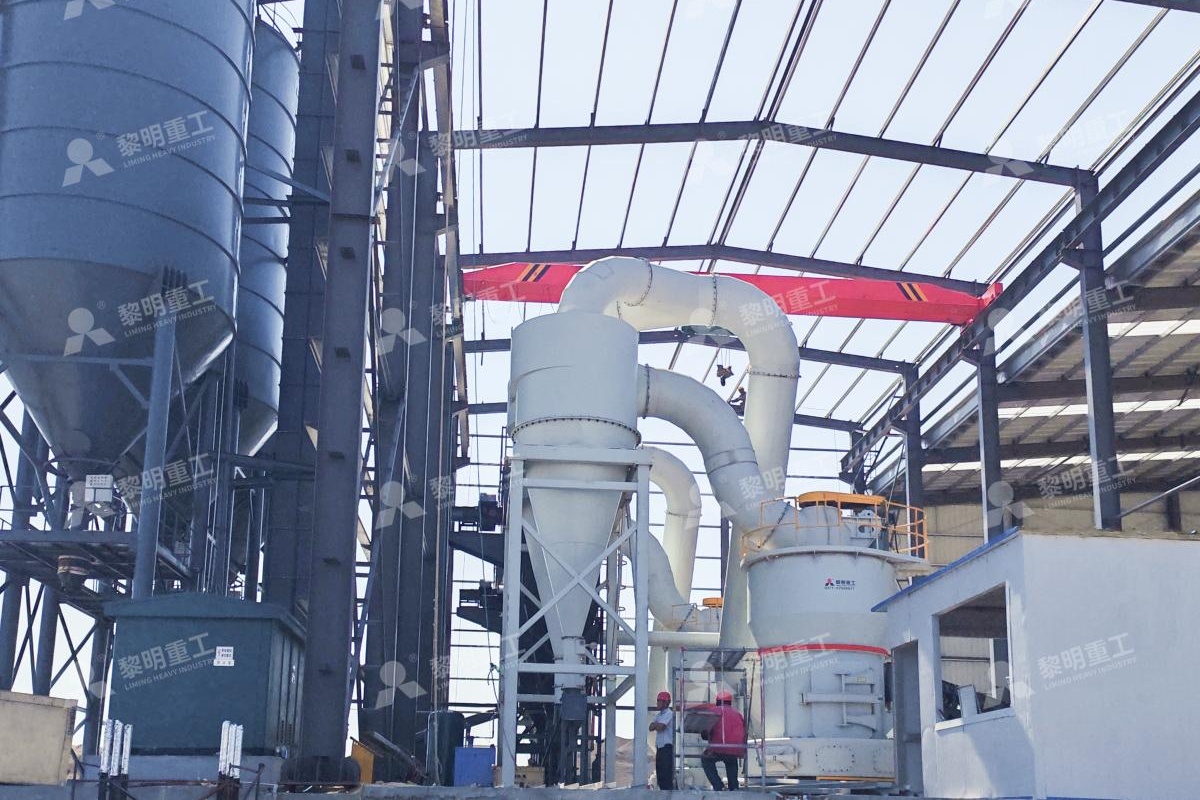 MTW European grinding mill for barite dry grinding line