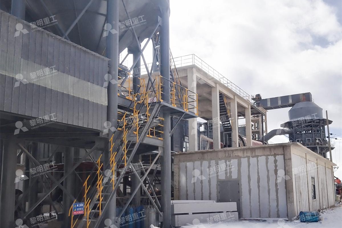 Workshop MTW European mill, barite powder production environmental equipment